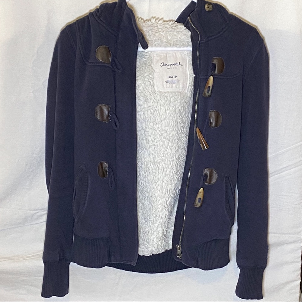 Aeropostale Navy Blue Winter Jacket